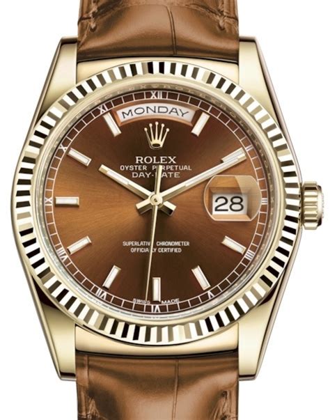 rolex day date leather strap size|rolex day date strap size.